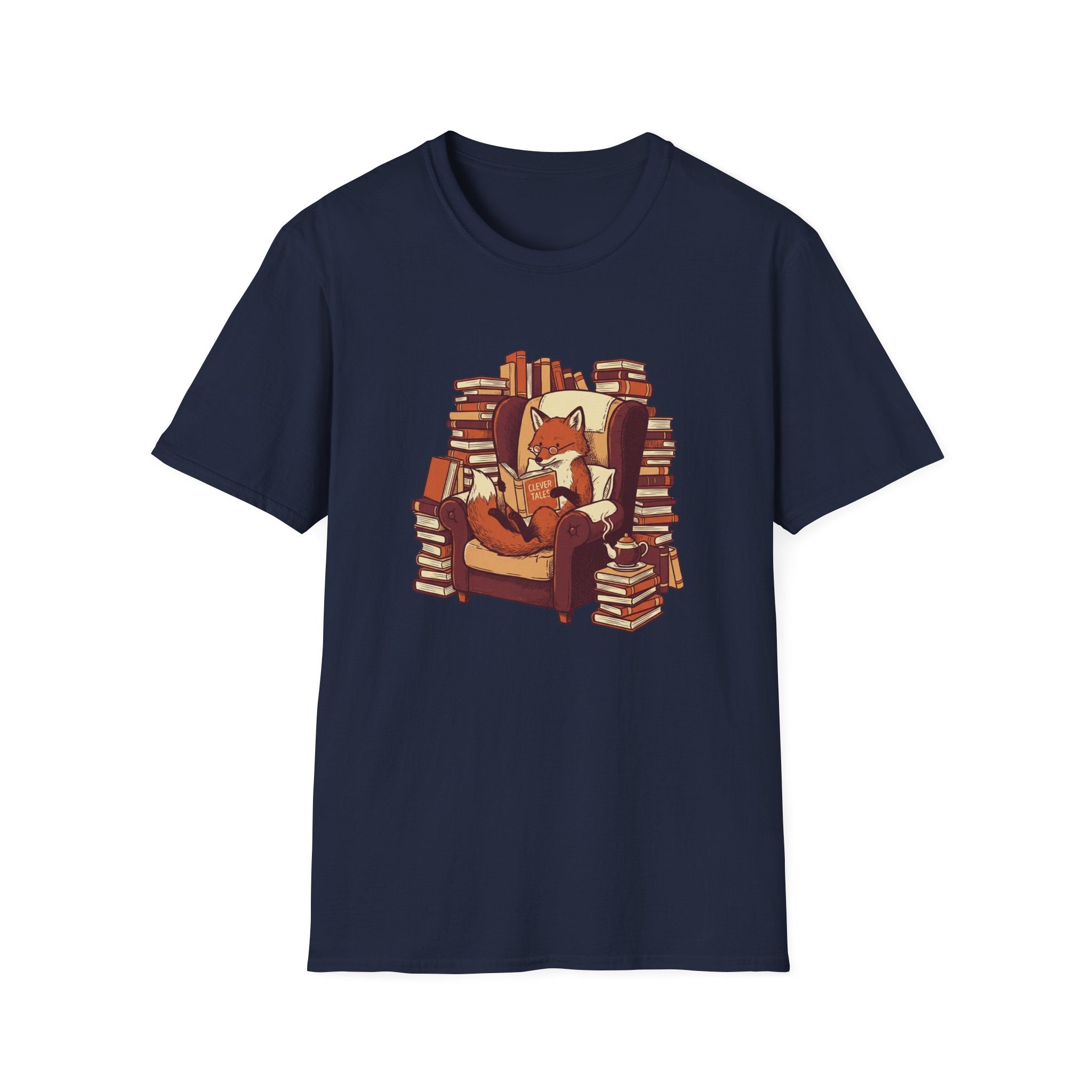 Fox Reading T-Shirt