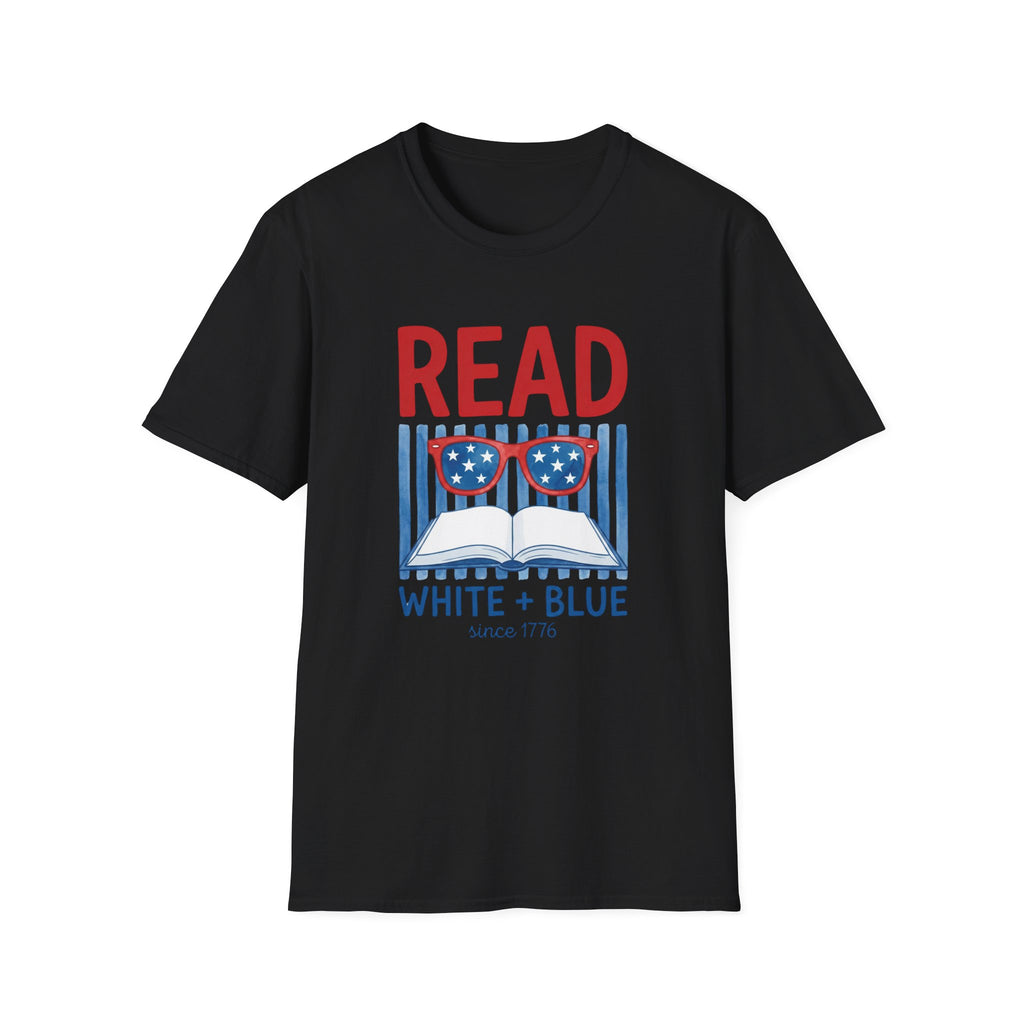 Read White + Blue T-Shirt