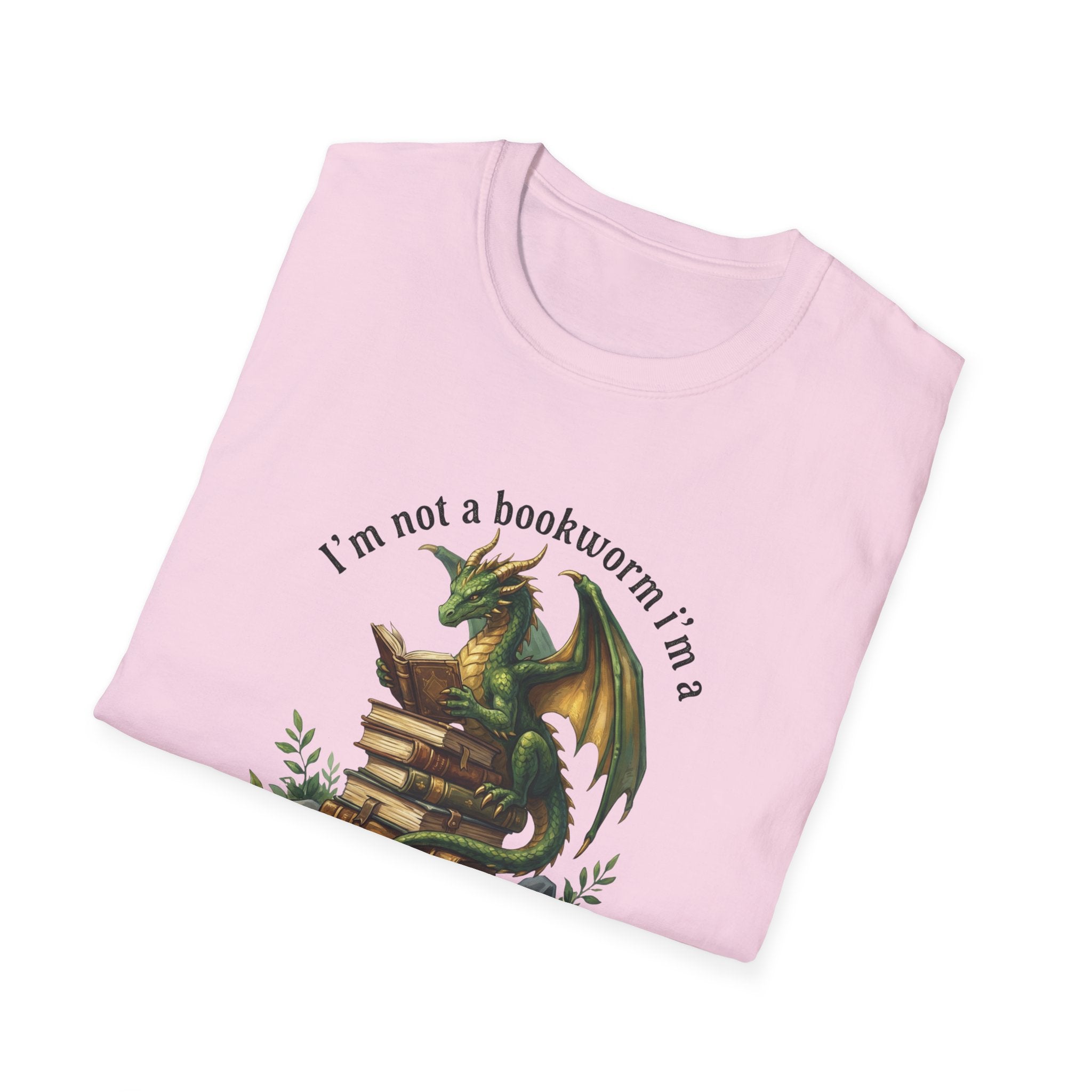 I'm Not A Bookworm I'm A Book Dragon T-Shirt
