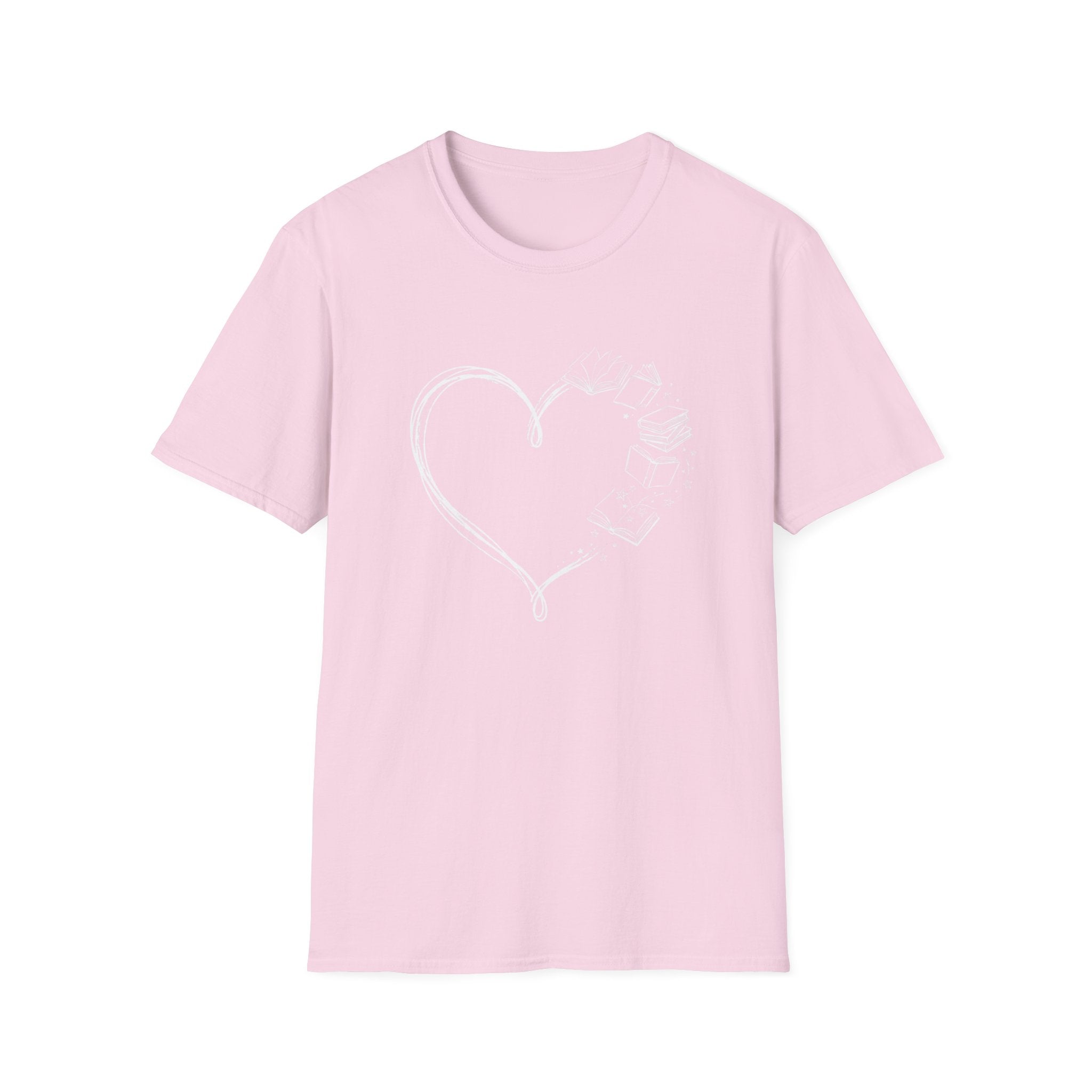 Heart Line Book T-Shirt