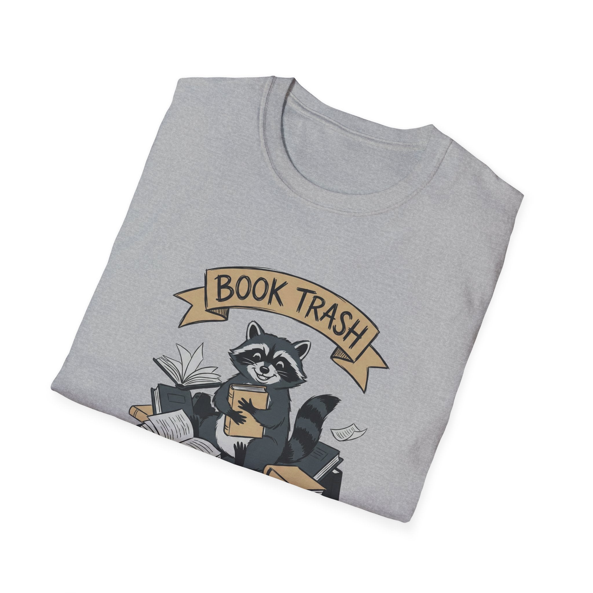 Book Trash Raccoon T-Shirt