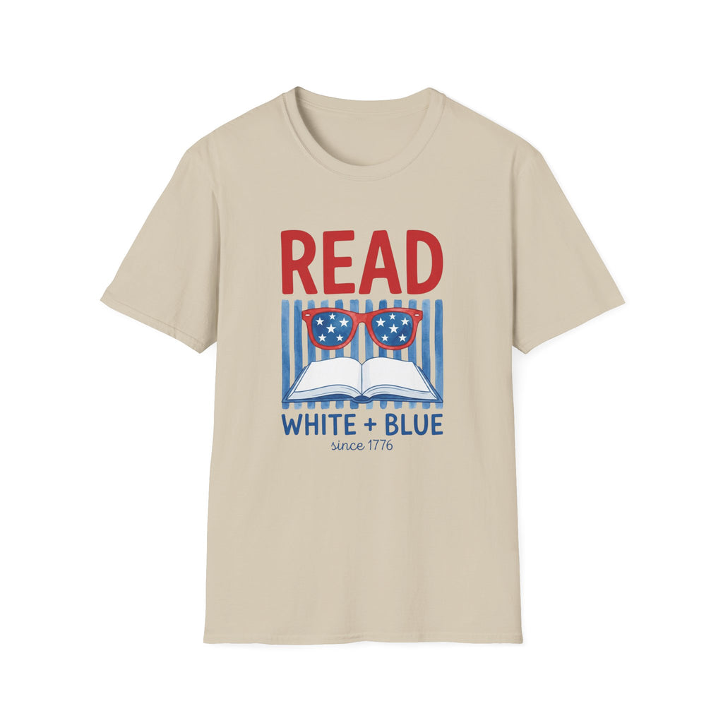 Read White + Blue T-Shirt
