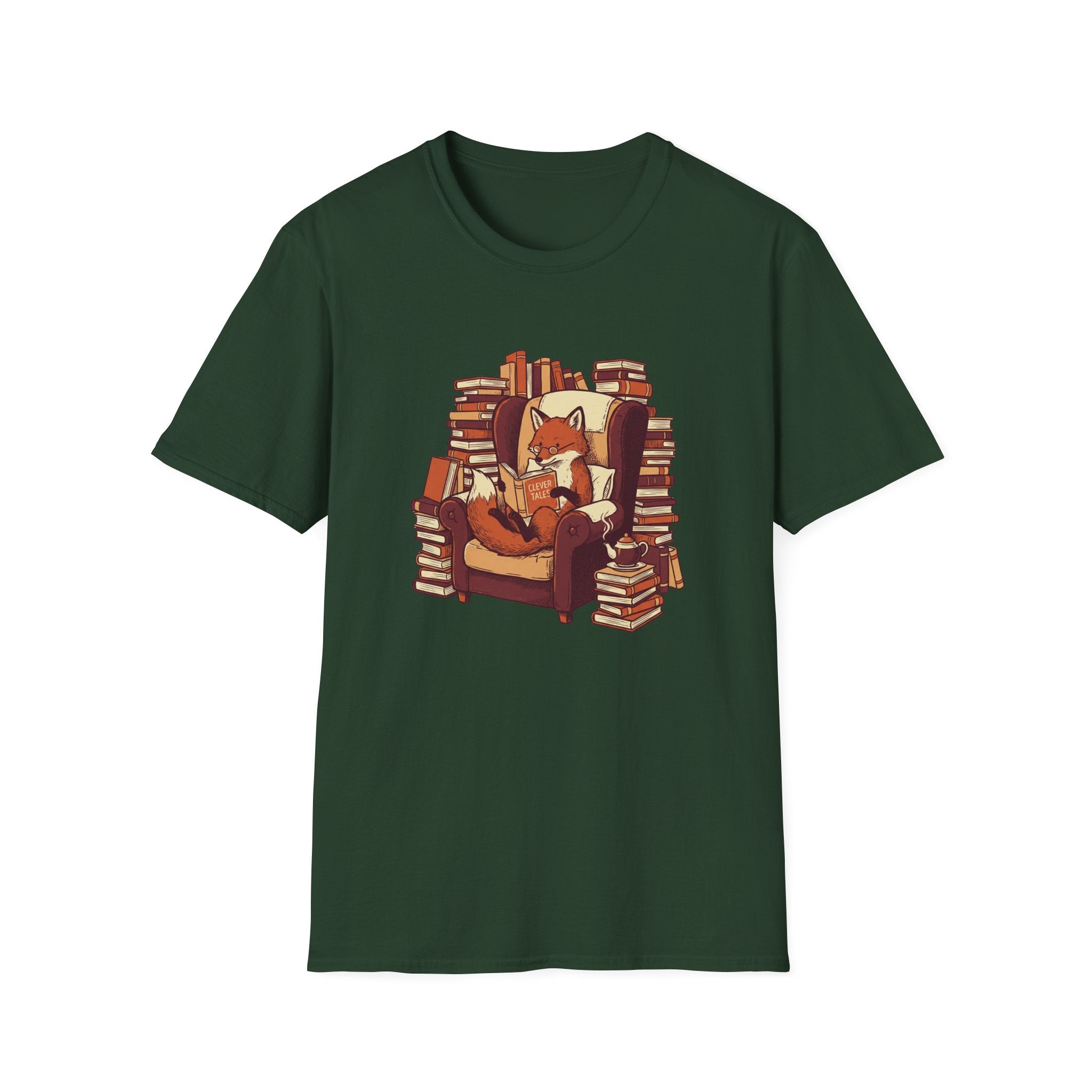 Fox Reading T-Shirt
