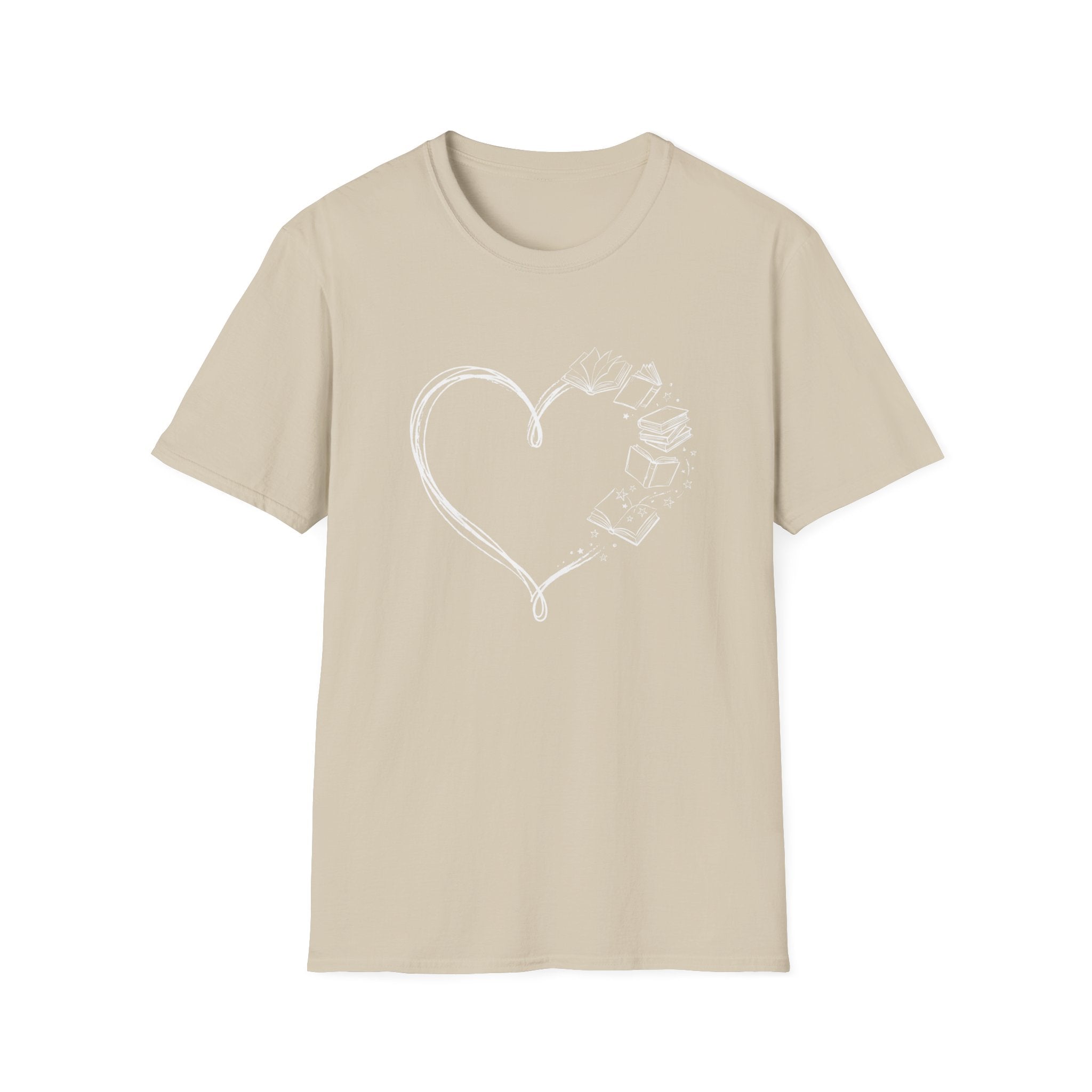 Heart Line Book T-Shirt