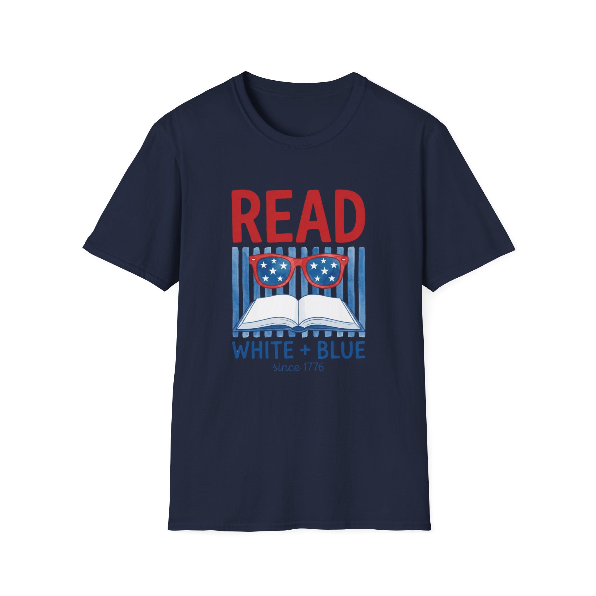 Read White + Blue T-Shirt