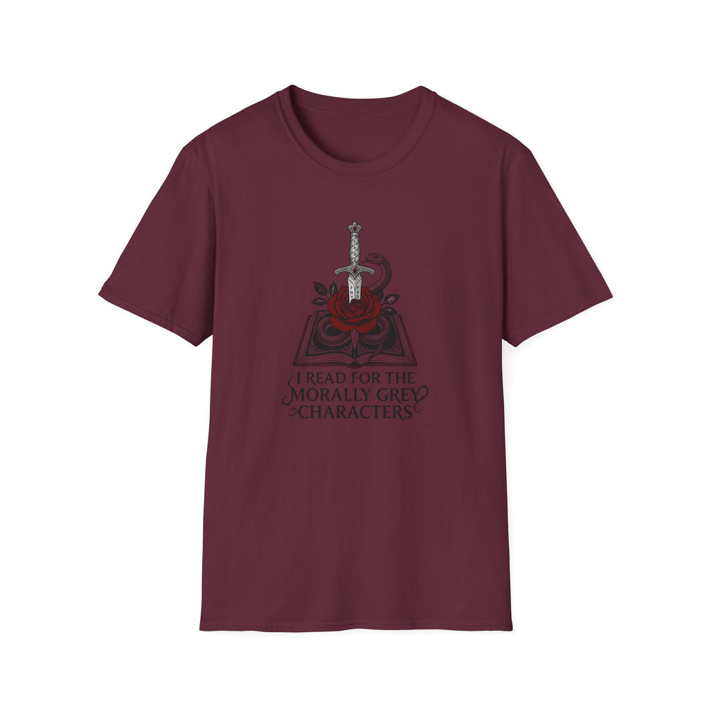 I Read For The Morally Grey Characters T-Shirt