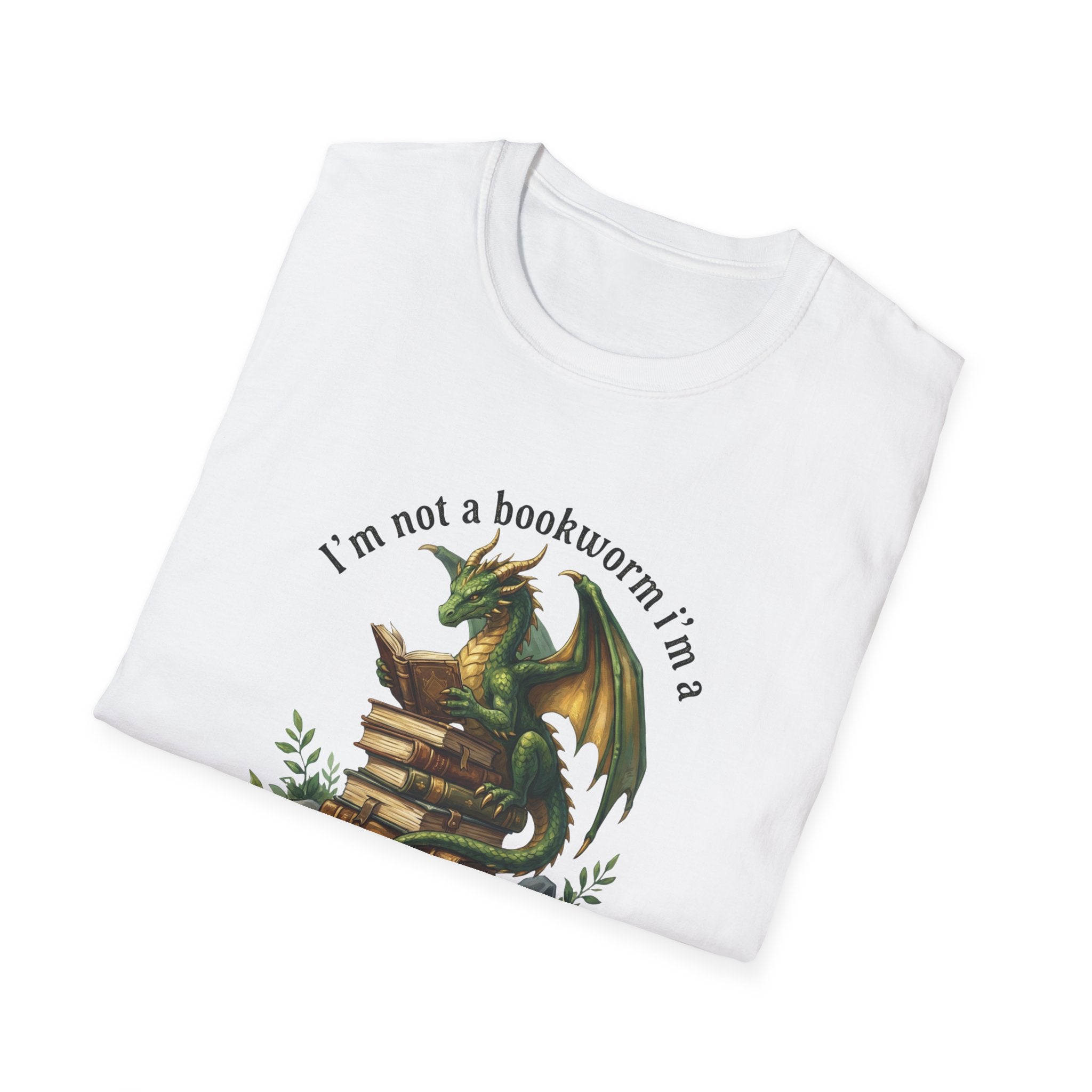 I'm Not A Bookworm I'm A Book Dragon T-Shirt