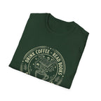 Drink Coffee Read Books Fight Dragons T-Shirt