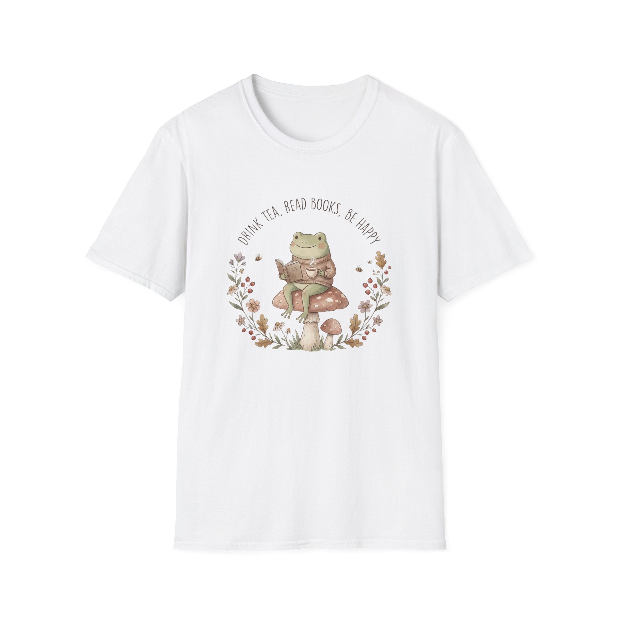 Drink Tea Read Books Be Happy T-Shirt