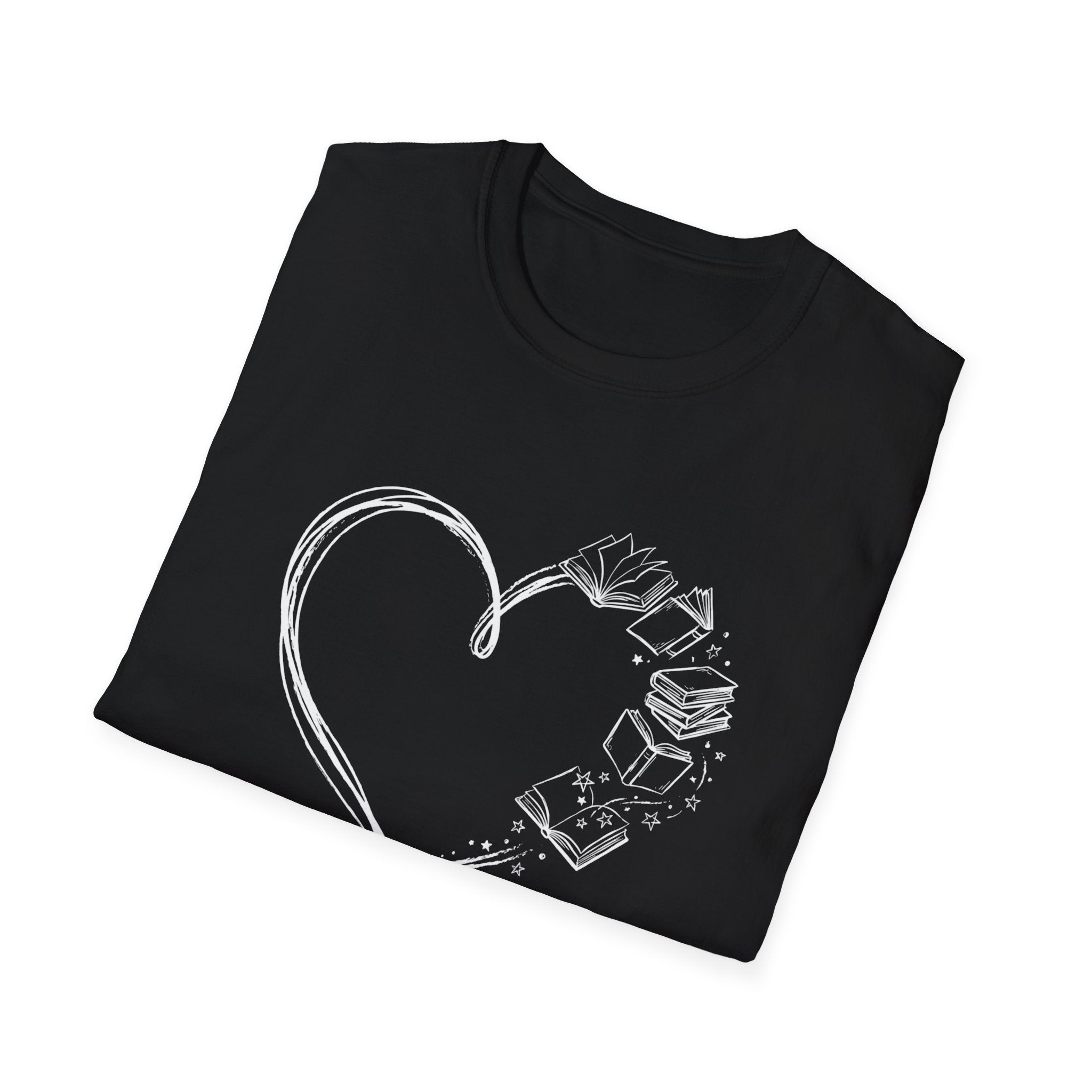 Heart Line Book T-Shirt