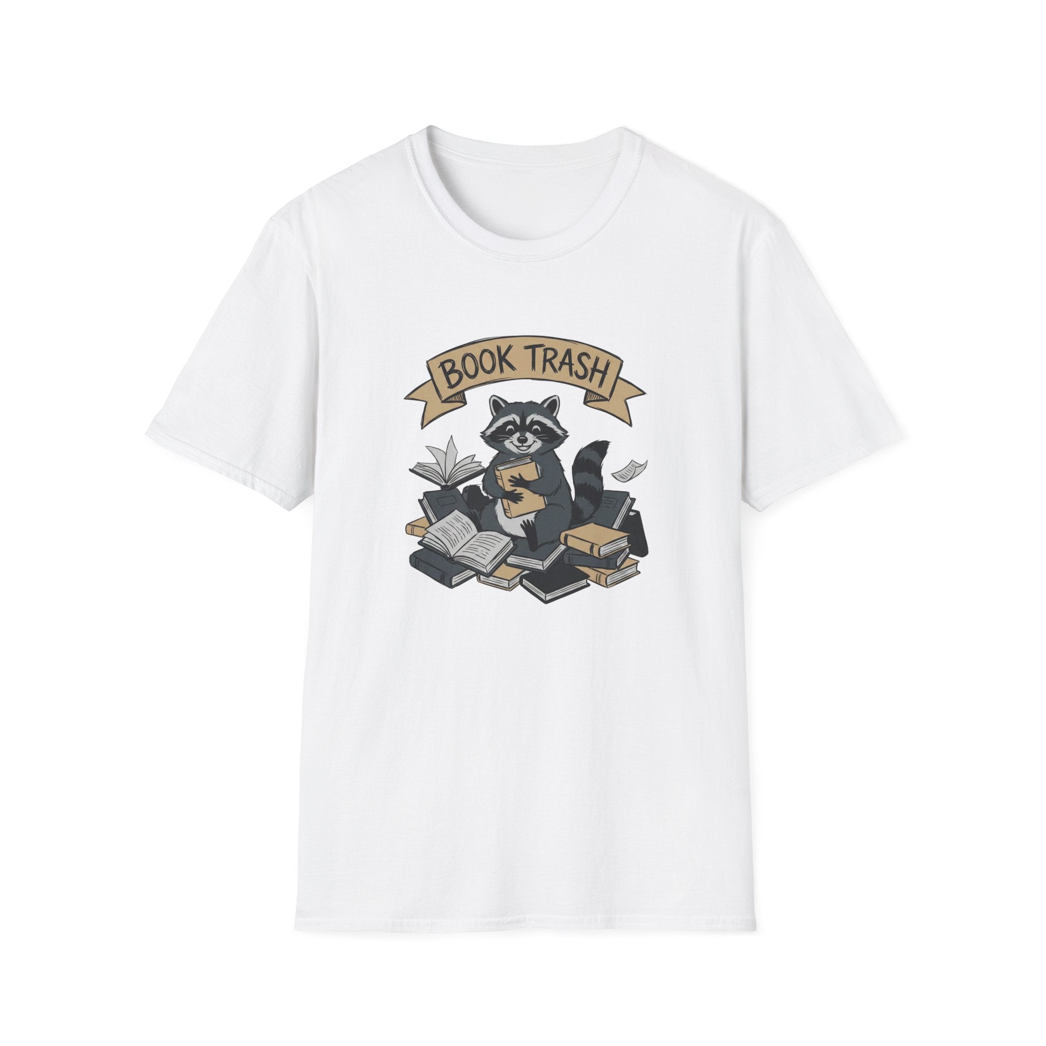 Book Trash Raccoon T-Shirt