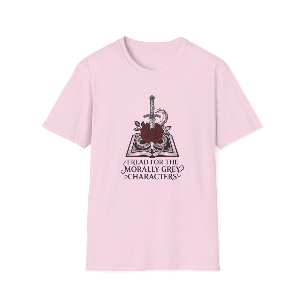 I Read For The Morally Grey Characters T-Shirt