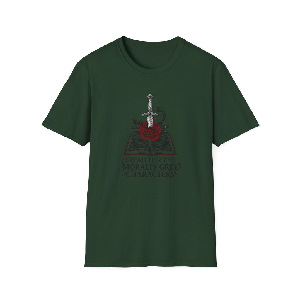 I Read For The Morally Grey Characters T-Shirt