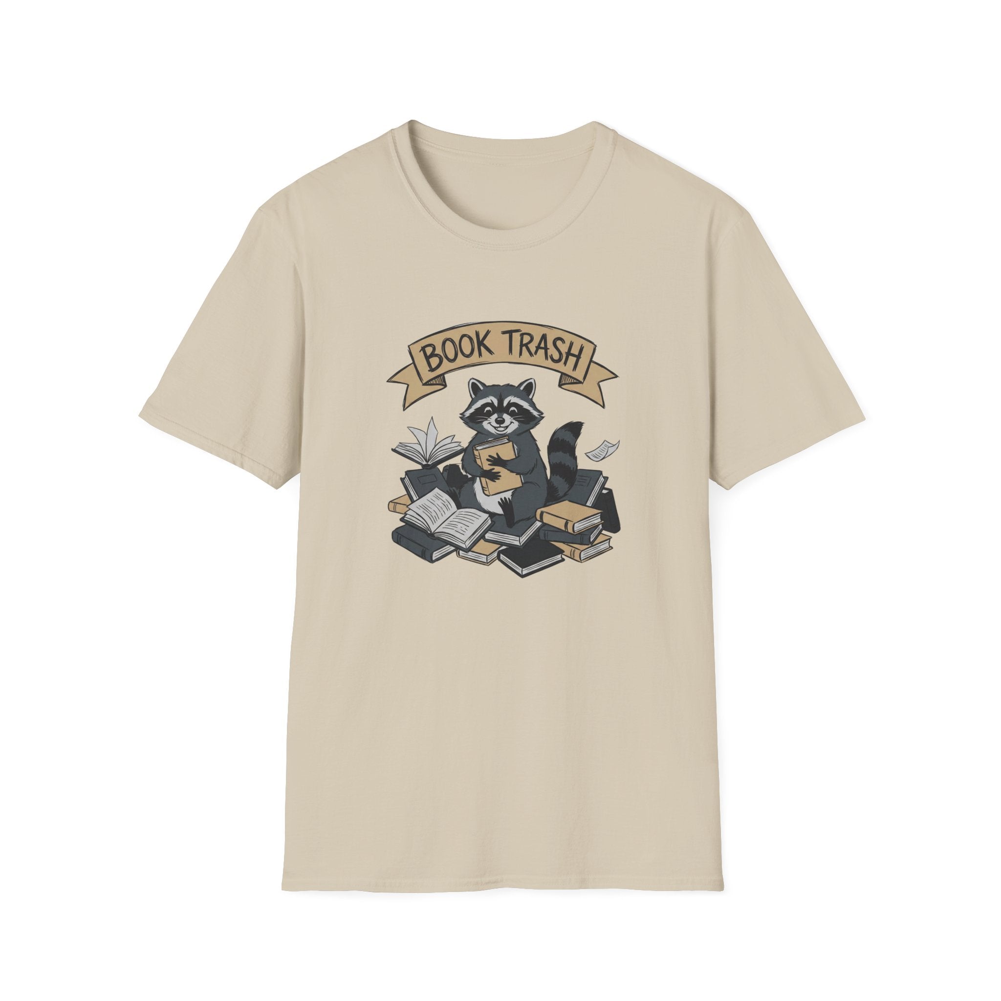 Book Trash Raccoon T-Shirt