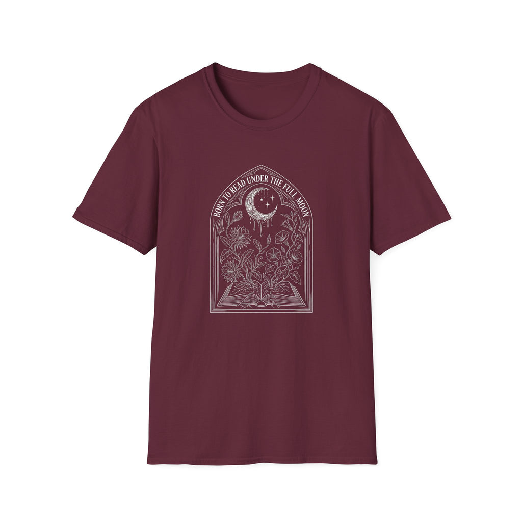 Born To Read Under The Full Moon T-Shirt
