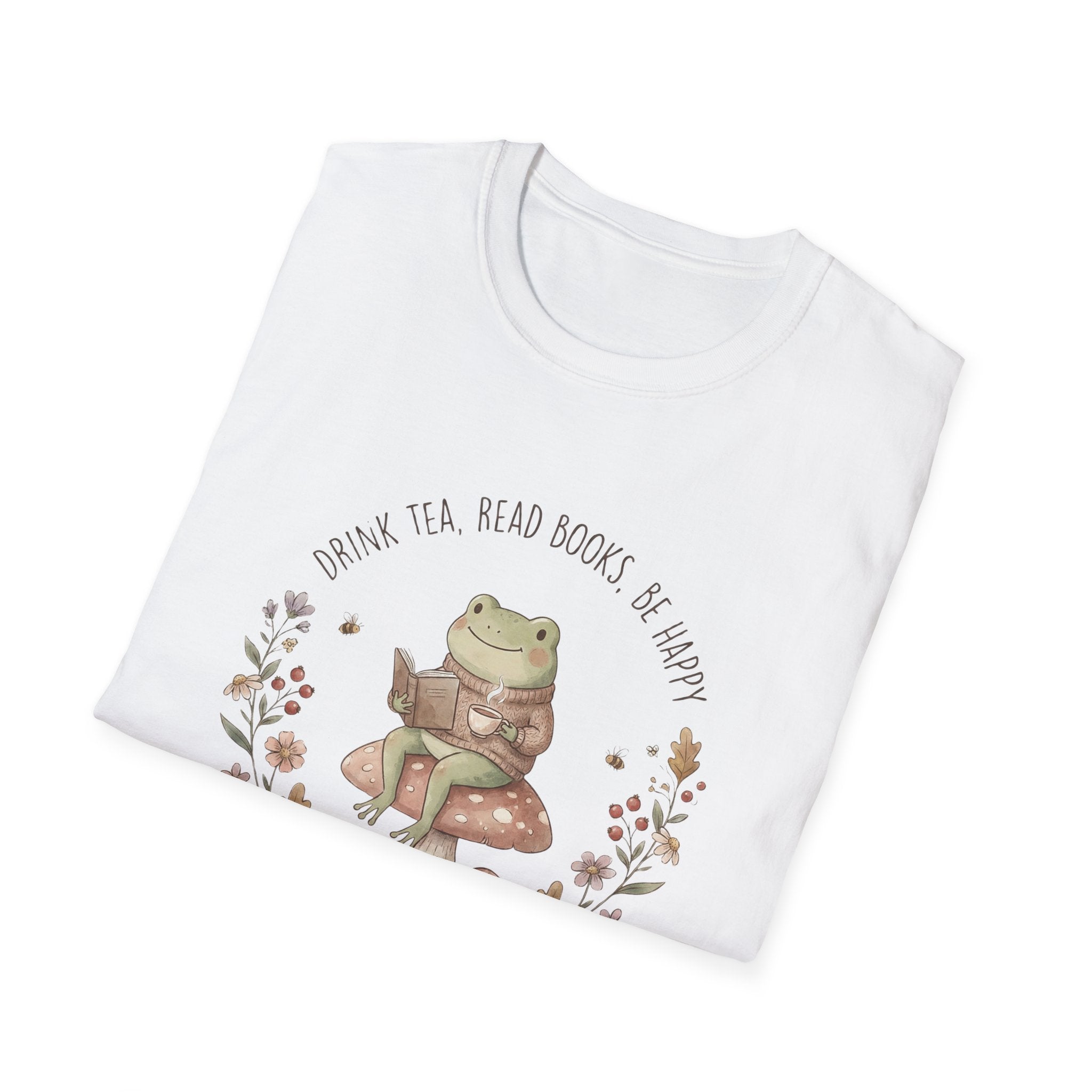 Drink Tea Read Books Be Happy T-Shirt