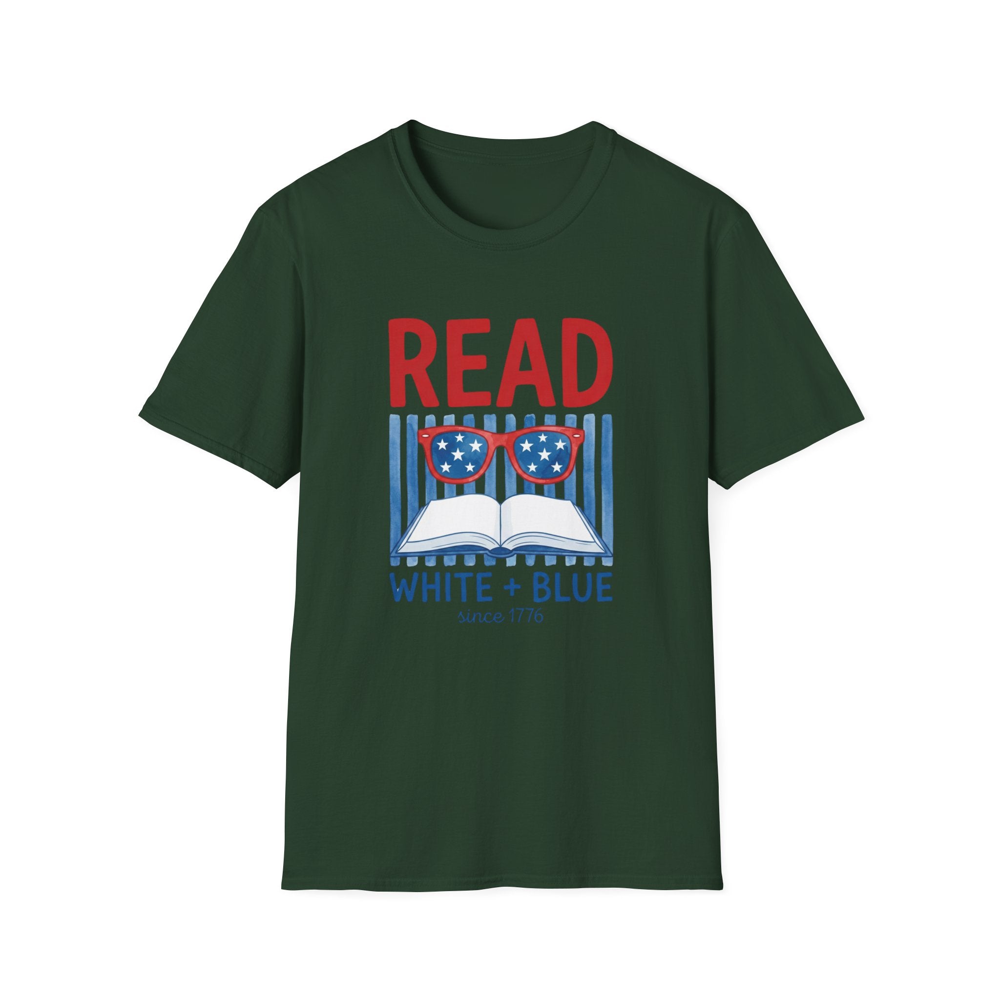 Read White + Blue T-Shirt