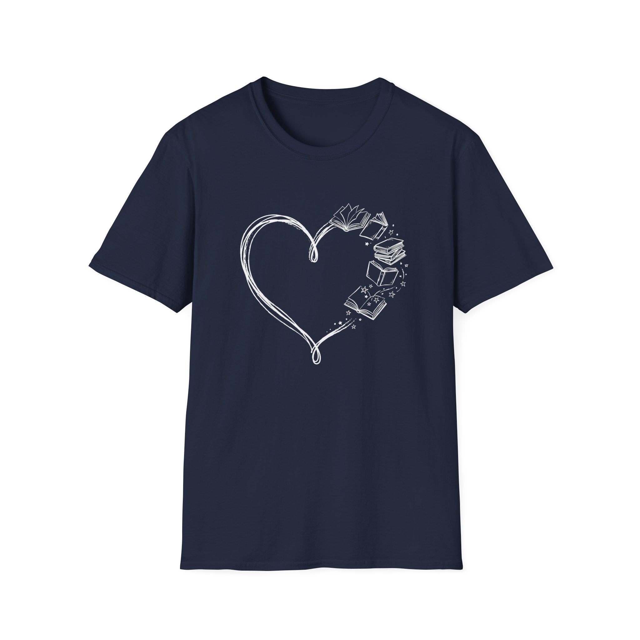 Heart Line Book T-Shirt