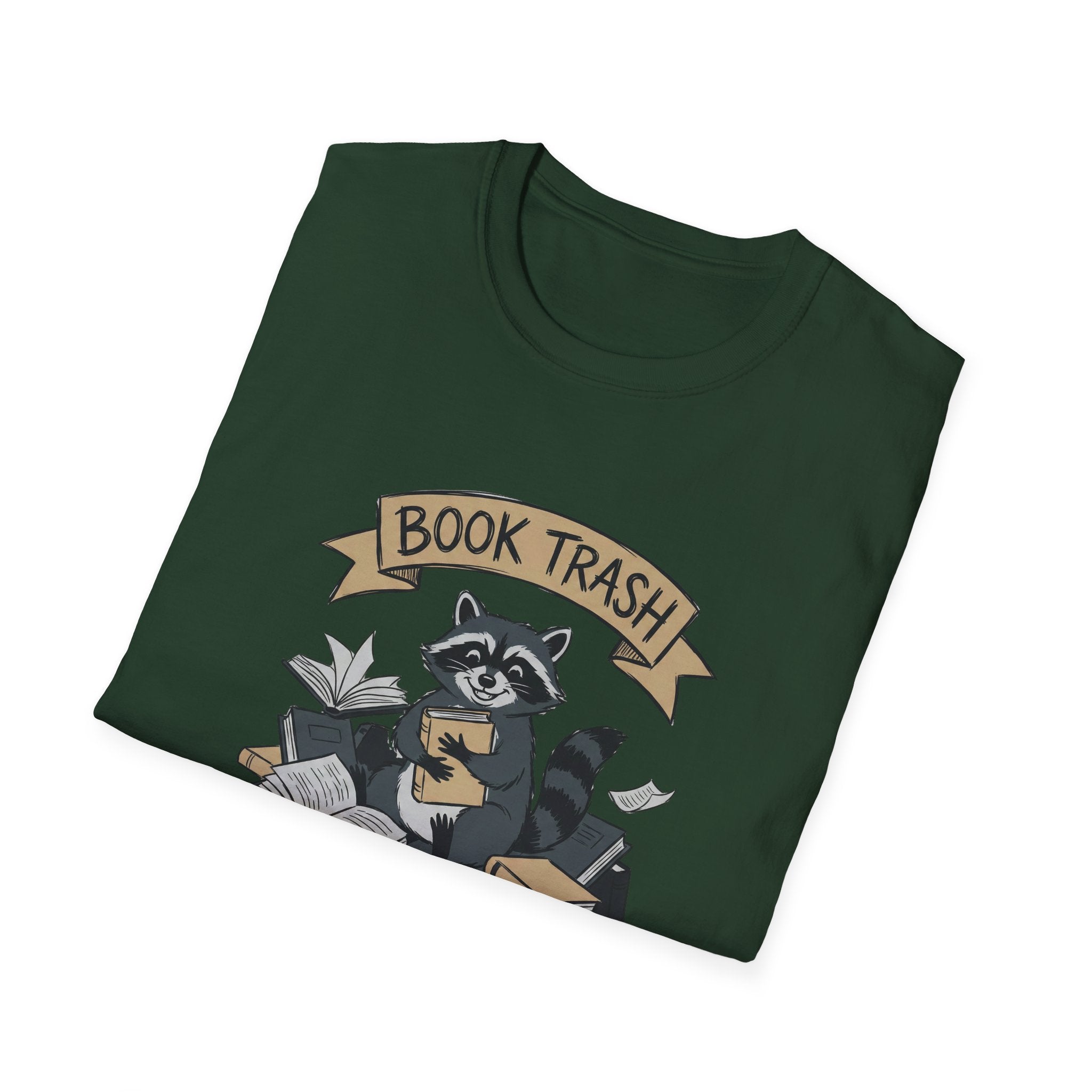 Book Trash Raccoon T-Shirt
