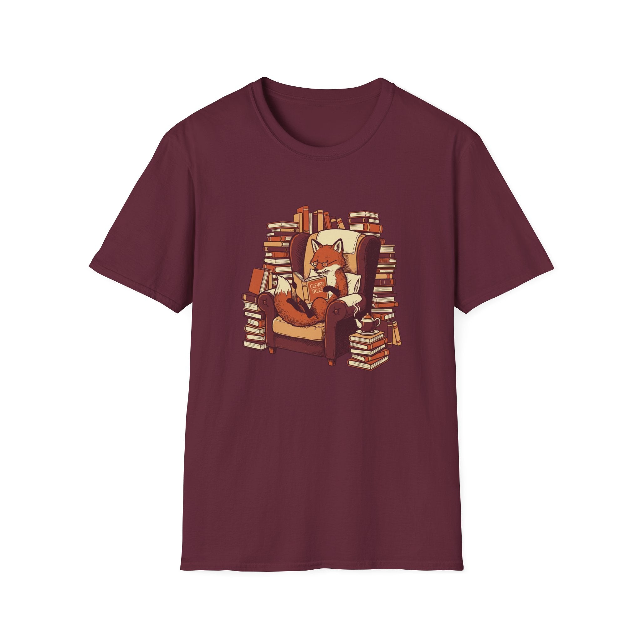 Fox Reading T-Shirt