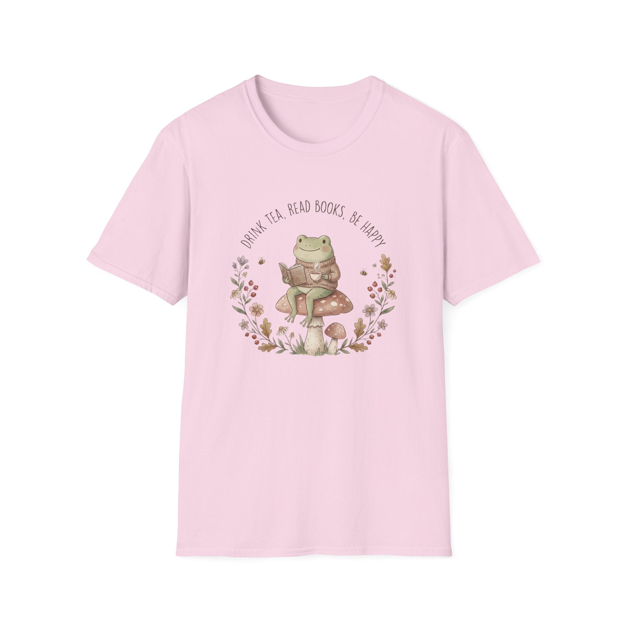 Drink Tea Read Books Be Happy T-Shirt