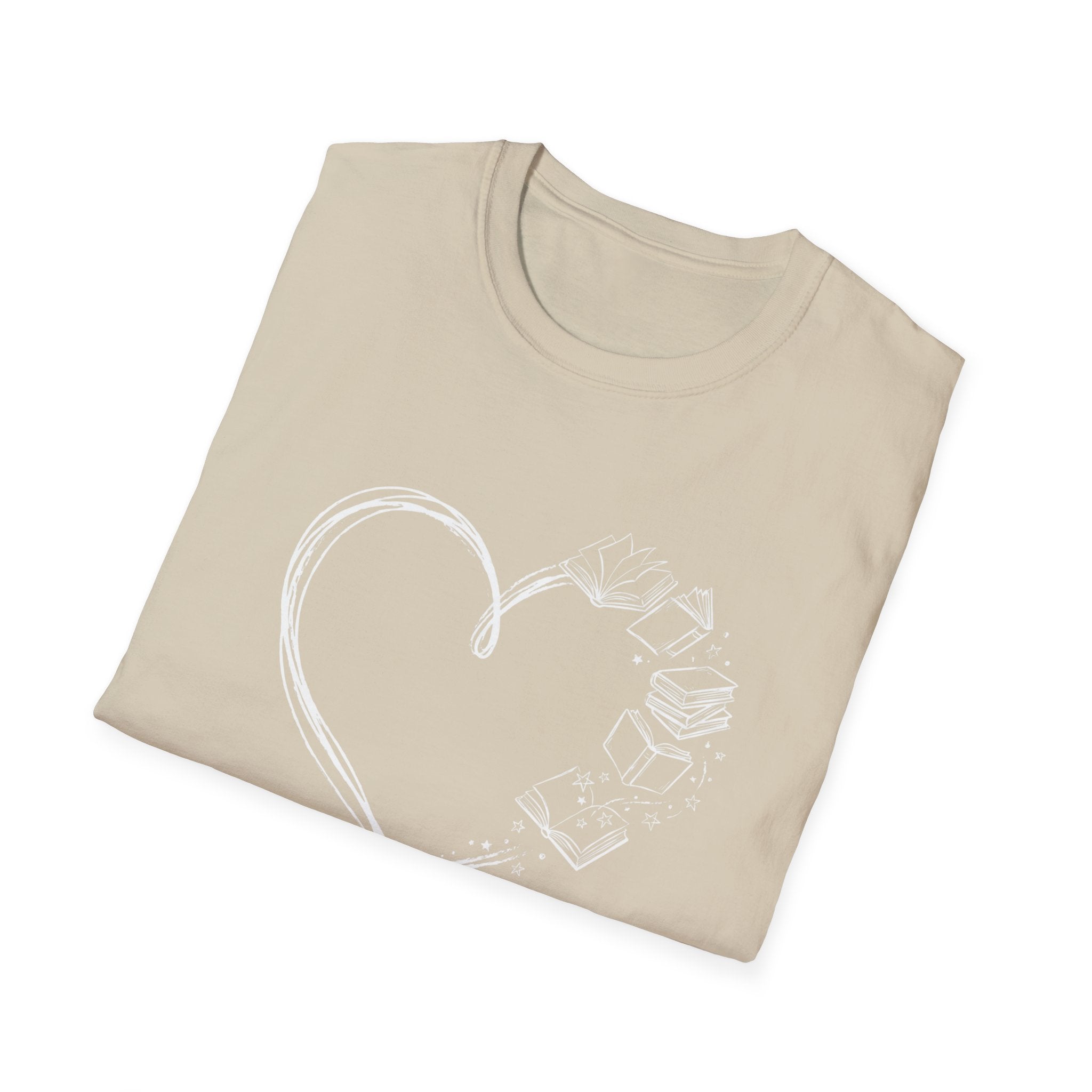 Heart Line Book T-Shirt