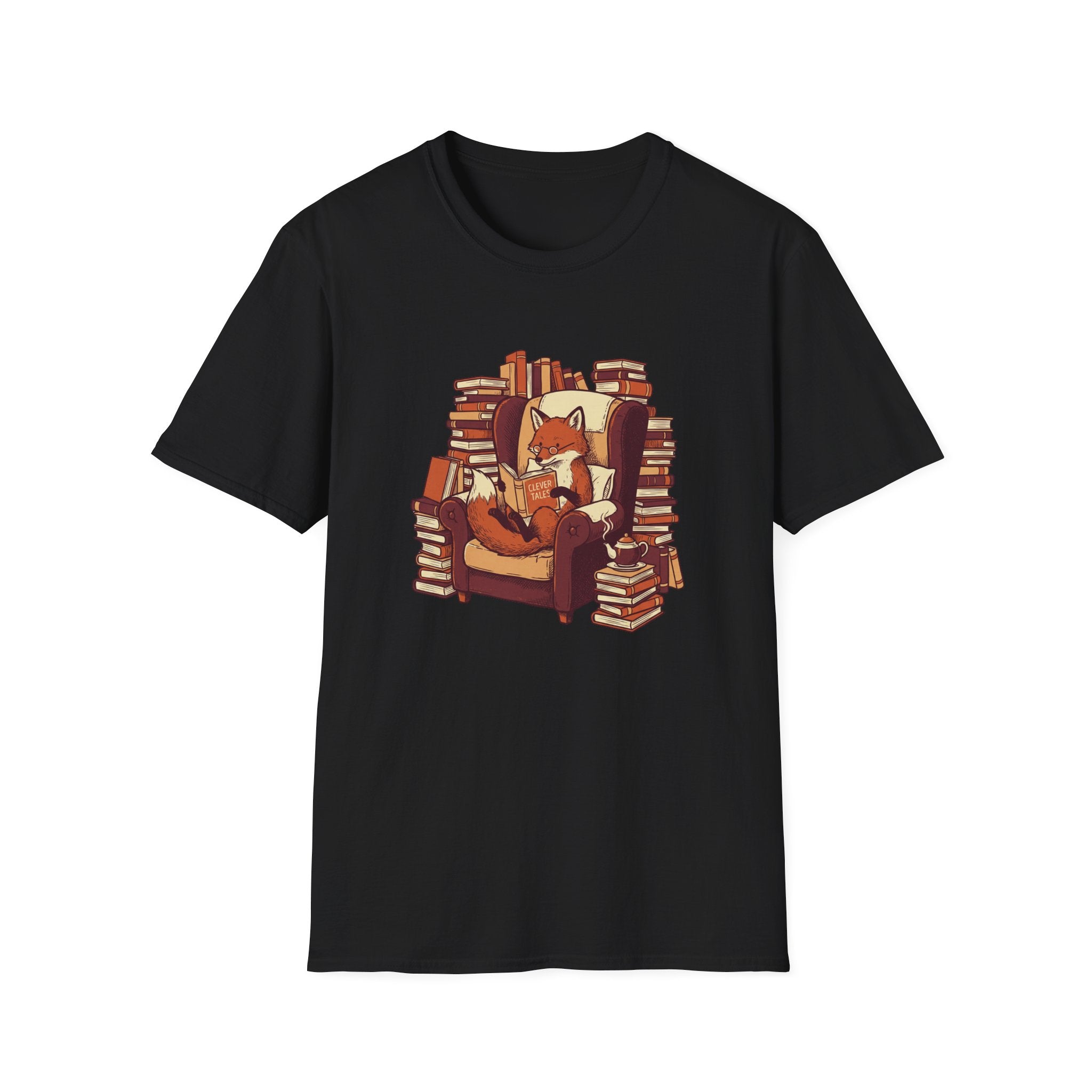 Fox Reading T-Shirt