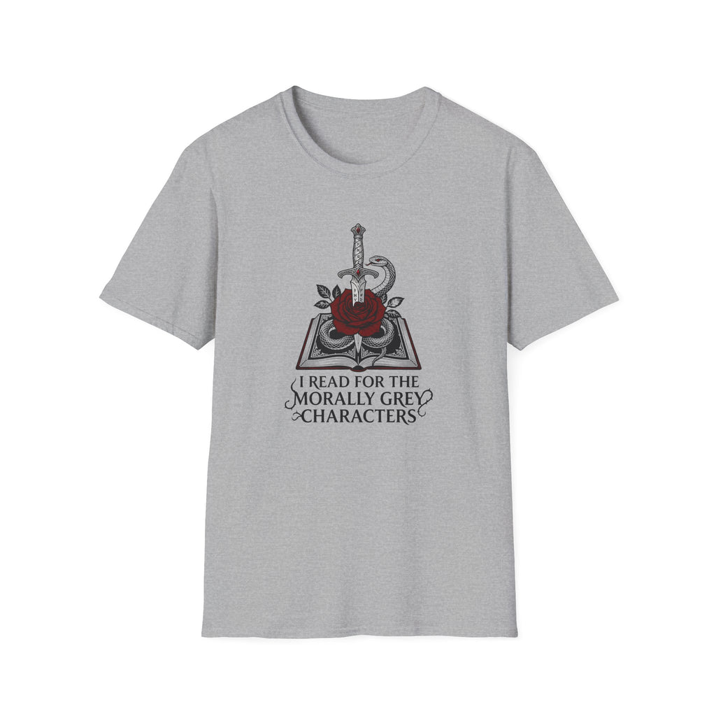 I Read For The Morally Grey Characters T-Shirt