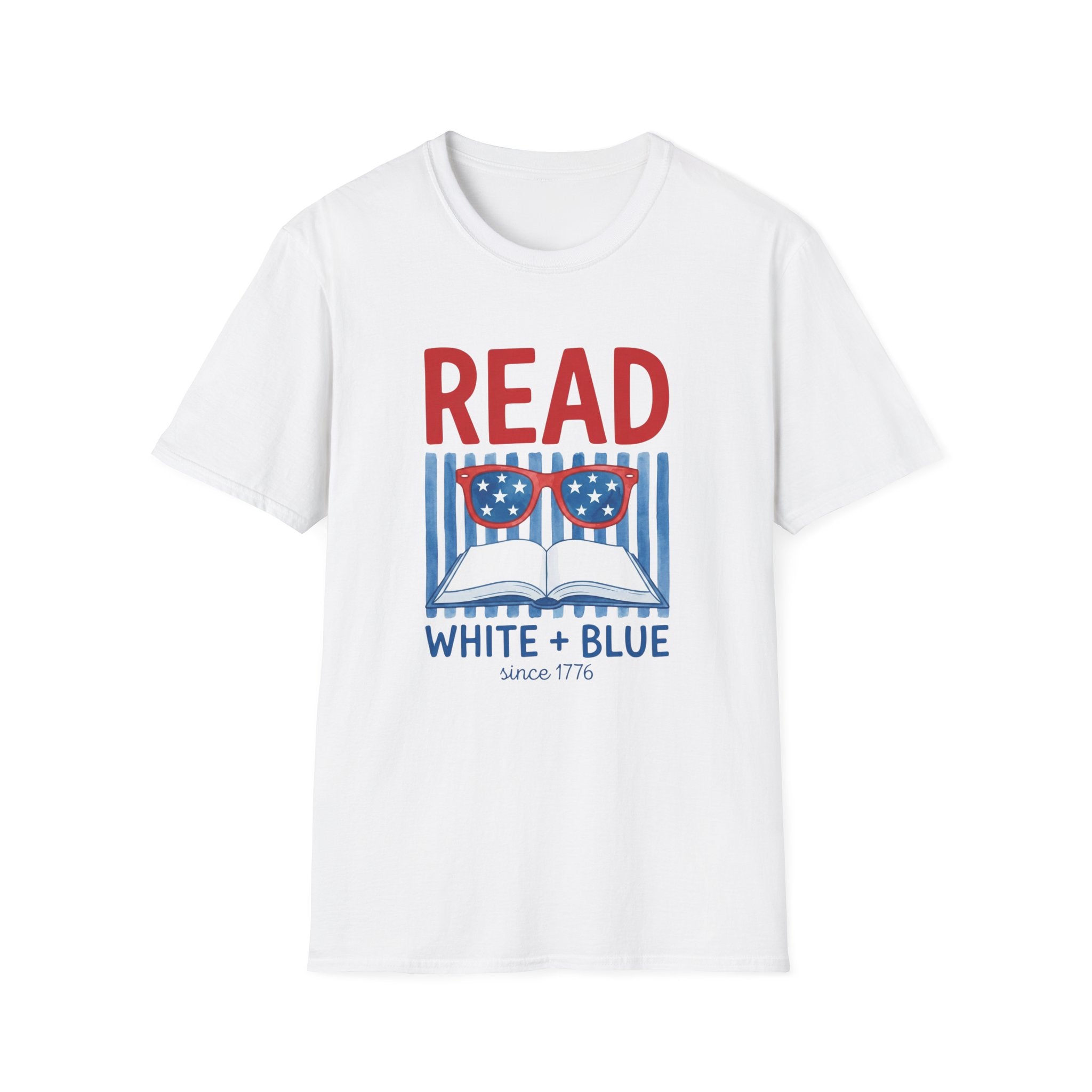 Read White + Blue T-Shirt