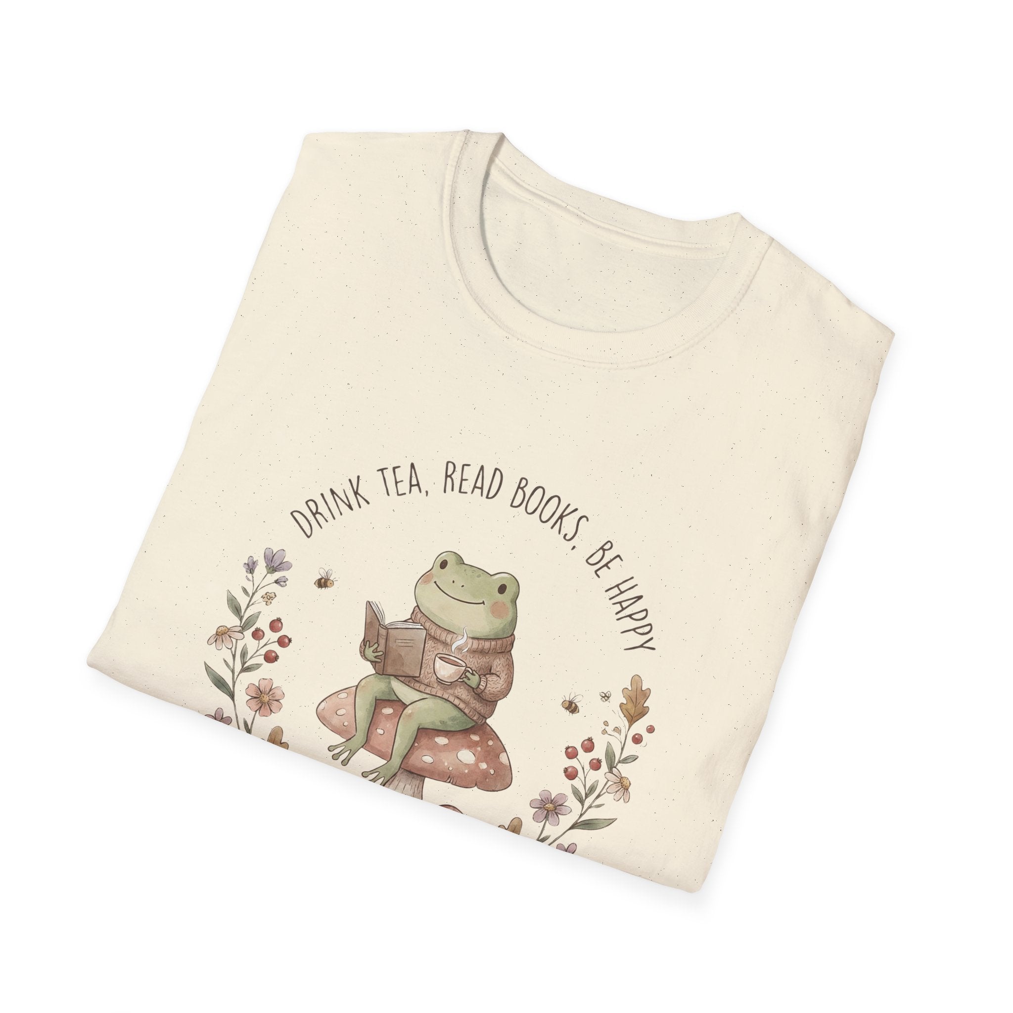 Drink Tea Read Books Be Happy T-Shirt