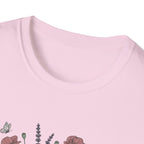 Floral Books T-Shirt