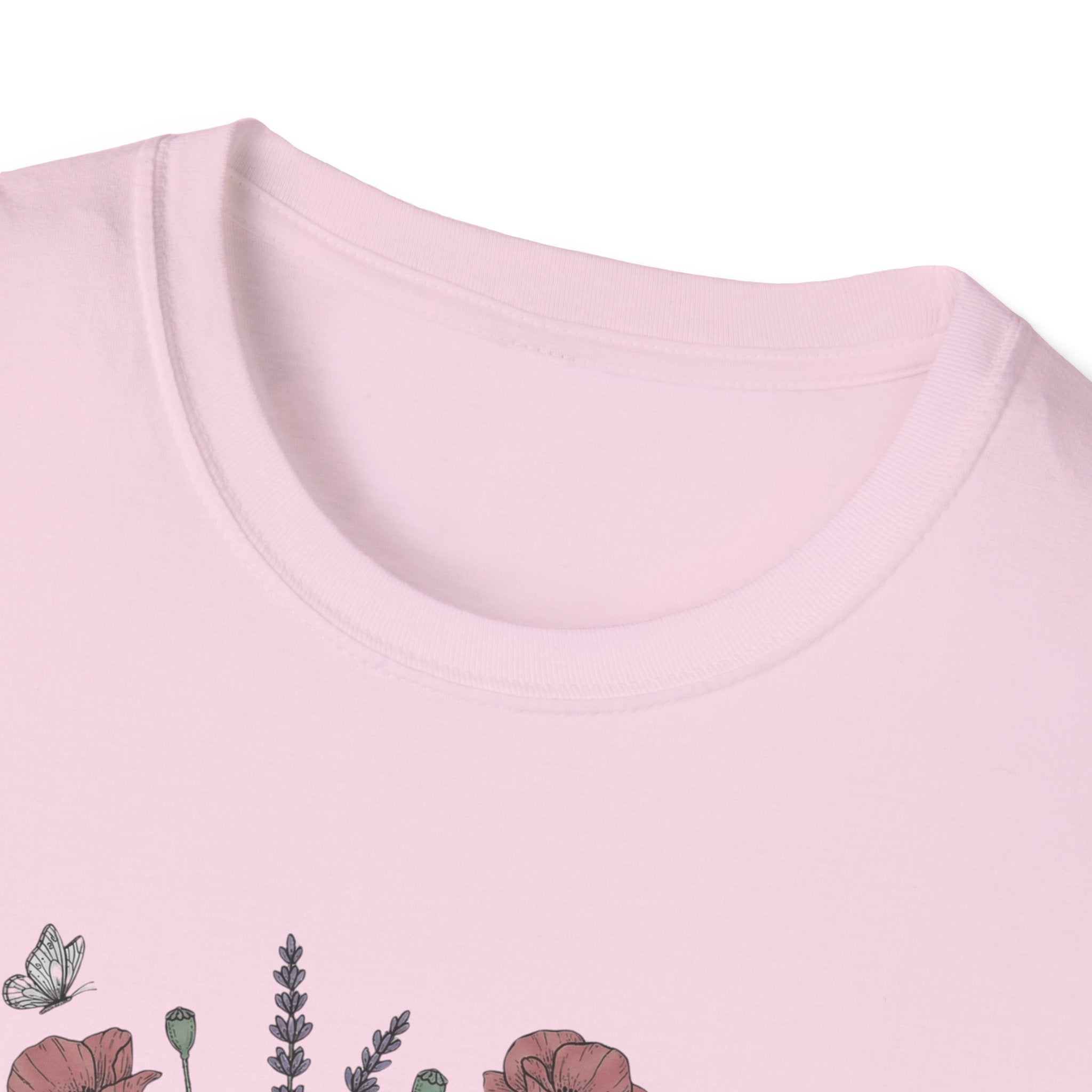 Floral Books T-Shirt