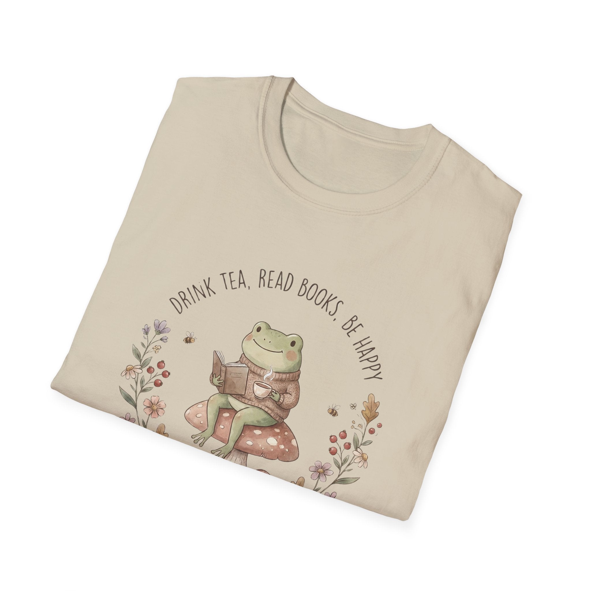 Drink Tea Read Books Be Happy T-Shirt