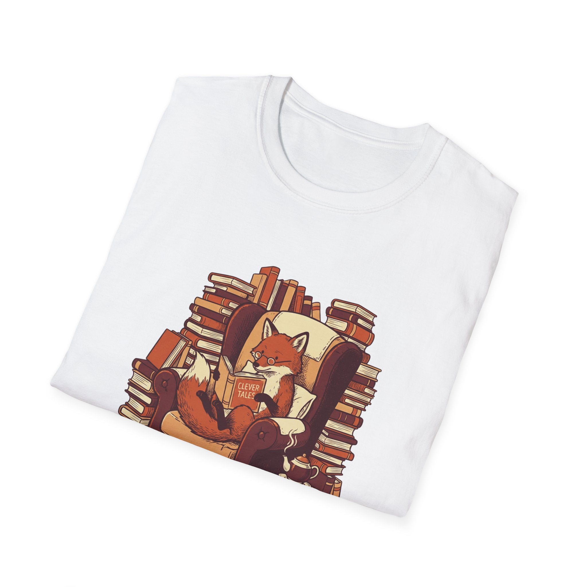 Fox Reading T-Shirt