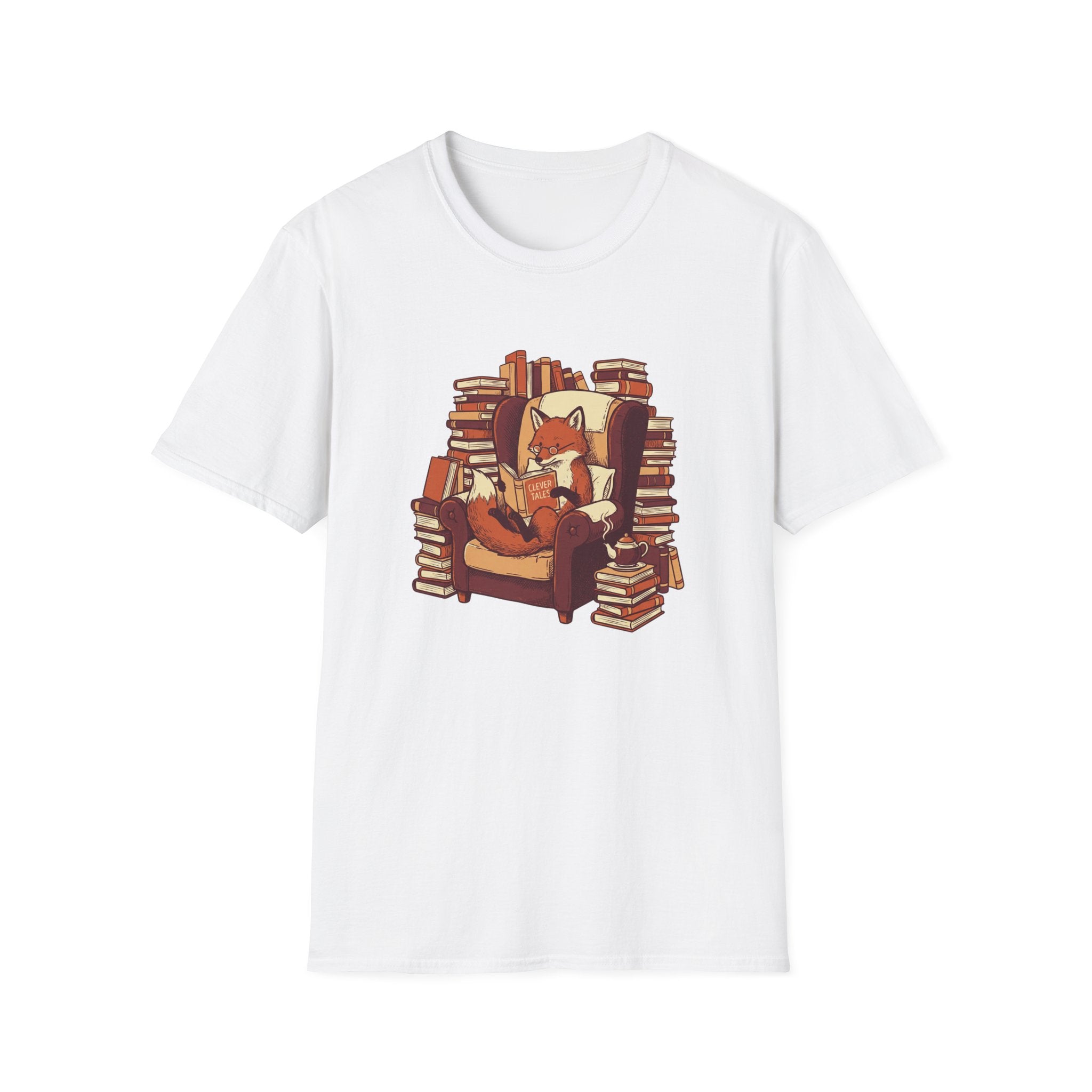 Fox Reading T-Shirt
