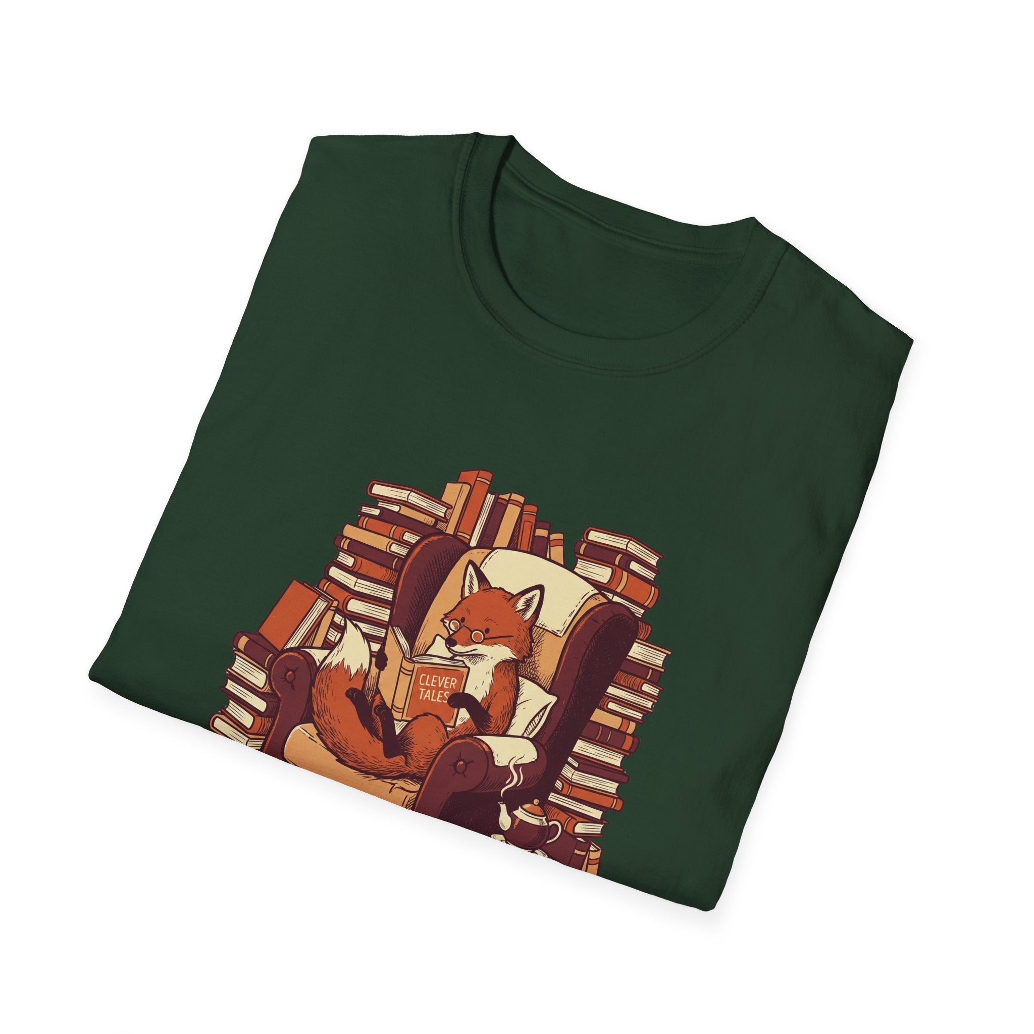 Fox Reading T-Shirt