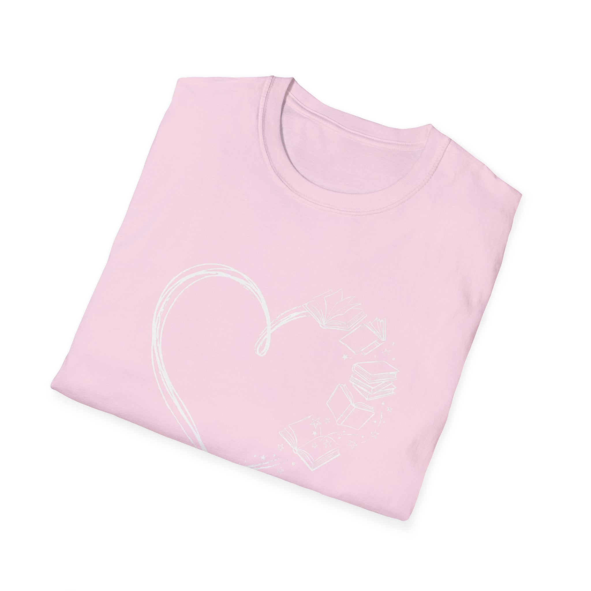 Heart Line Book T-Shirt