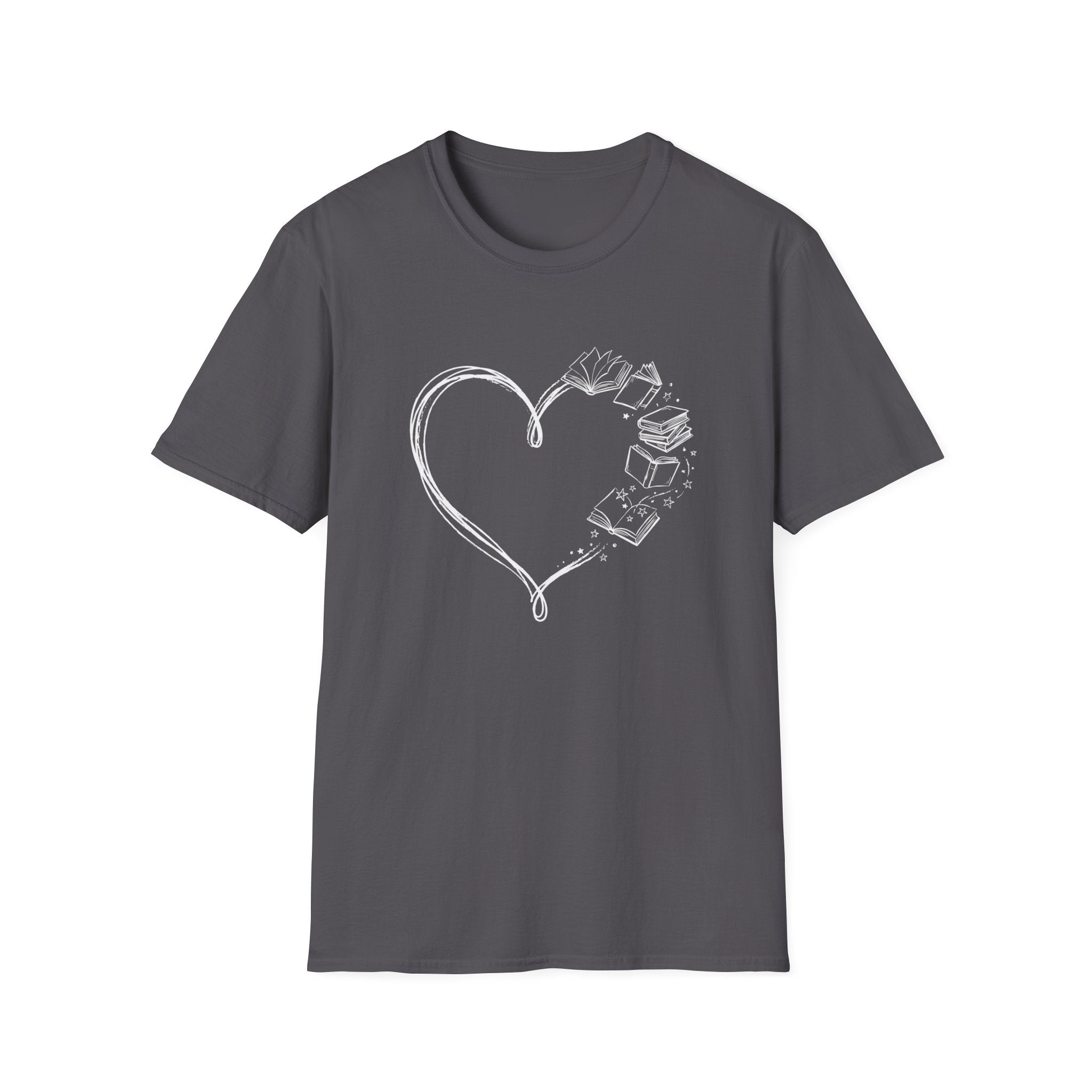 Heart Line Book T-Shirt