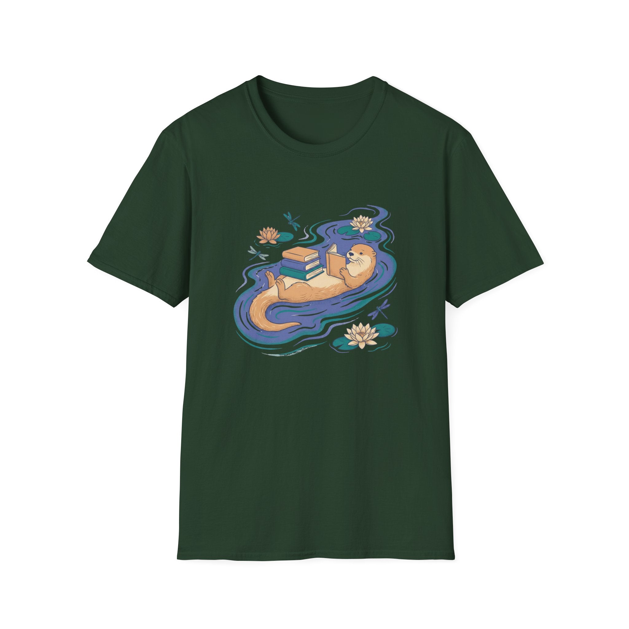 Otter Reading T-Shirt