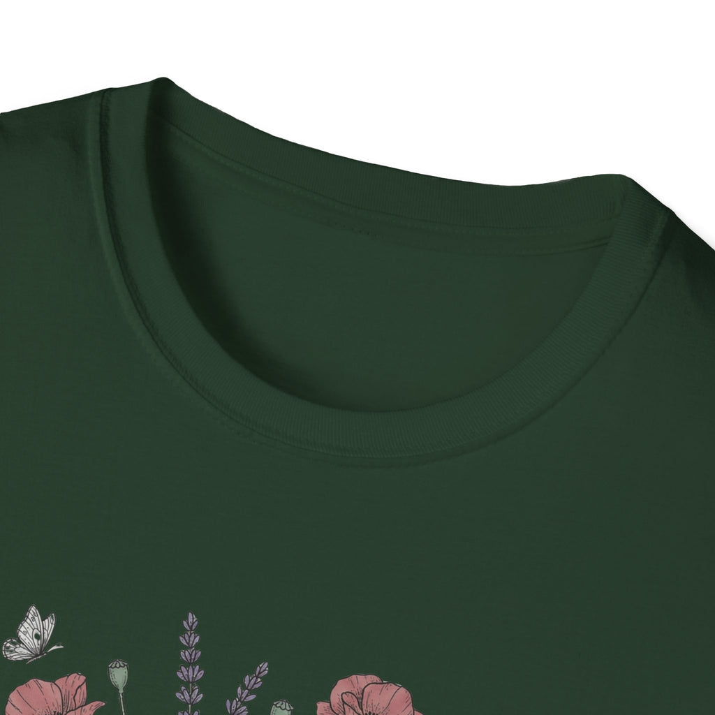 Floral Books T-Shirt