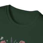 Floral Books T-Shirt