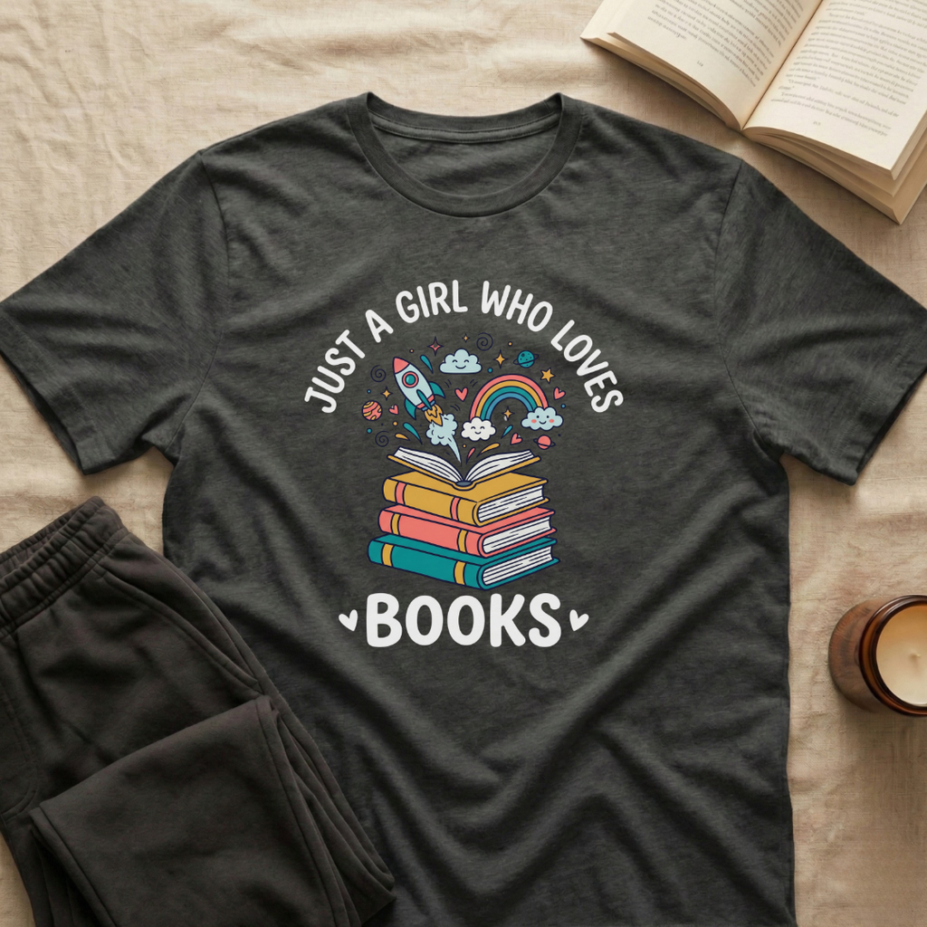 Just A Girl Who Loves Books T-Shirt