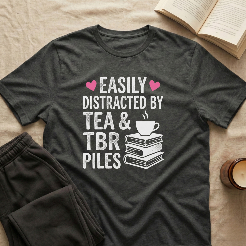 Easily Distracted By Tea & Tbr T-Shirt
