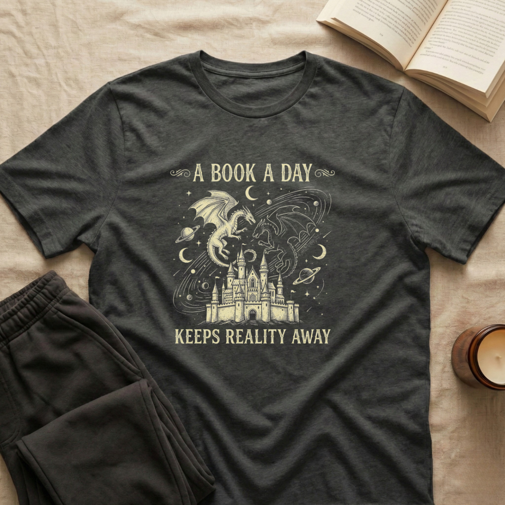 A Book A Day Keeps Reality Away T-Shirt