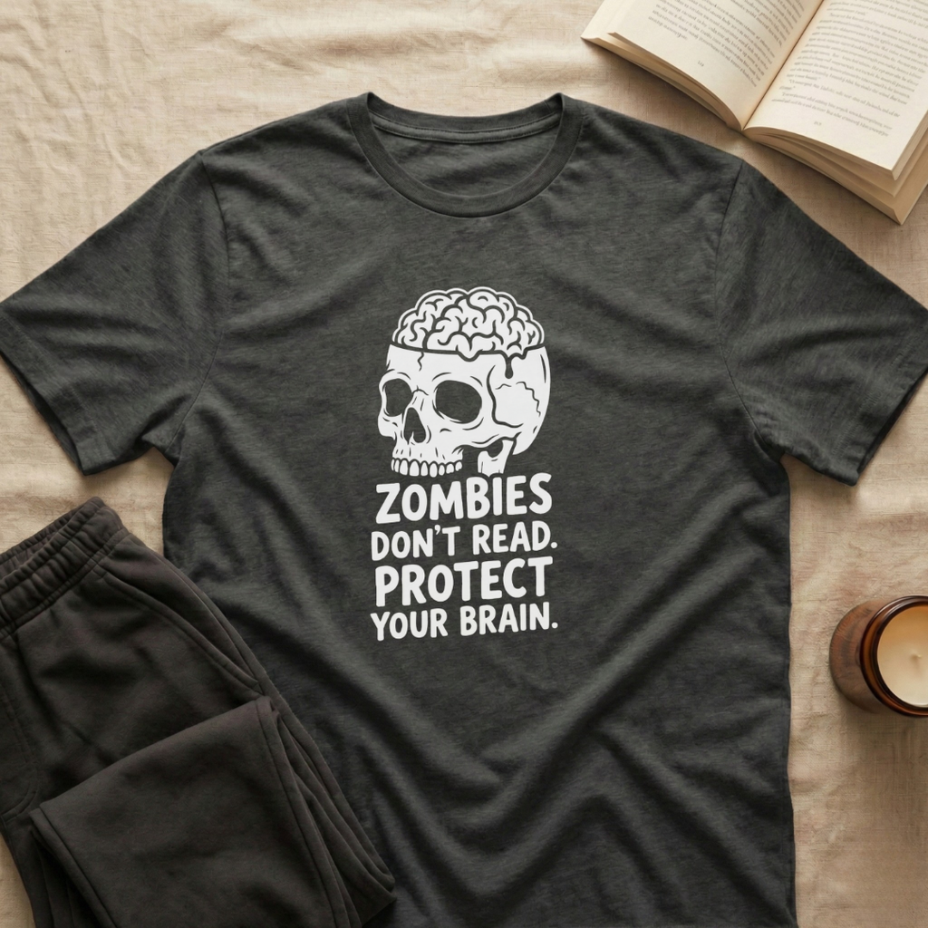 Zombies Don't Read T-Shirt