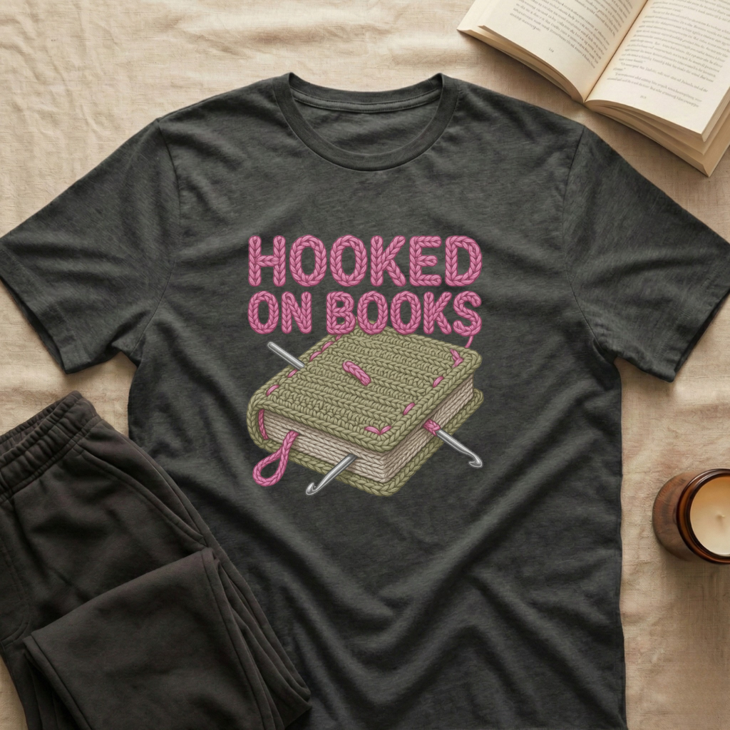 Hooked On Books T-Shirt
