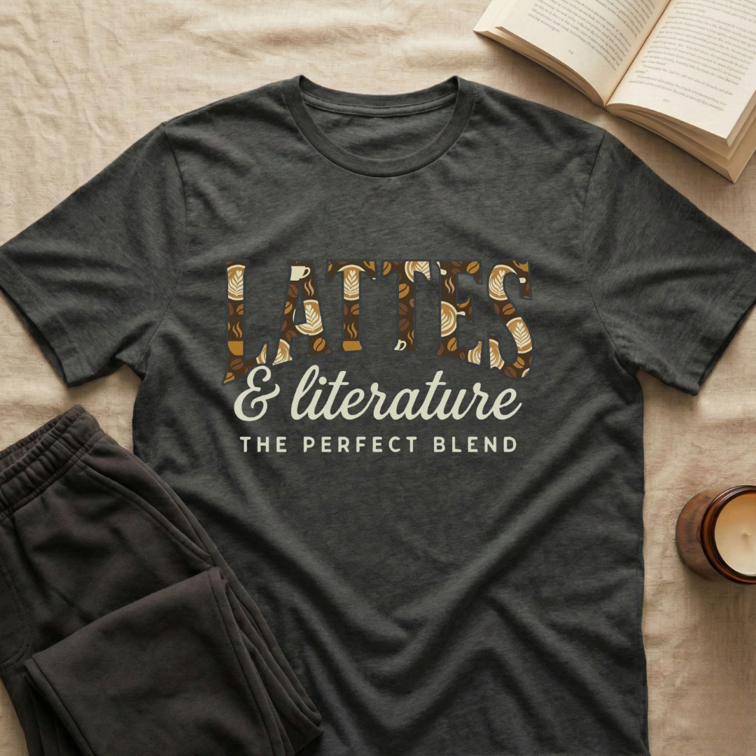 Lattes & Literature T-Shirt