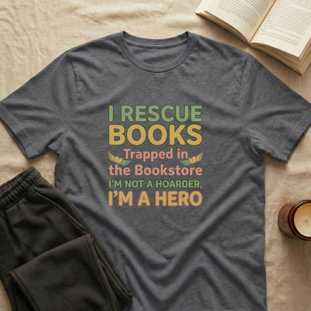 I Rescue Books T-Shirt