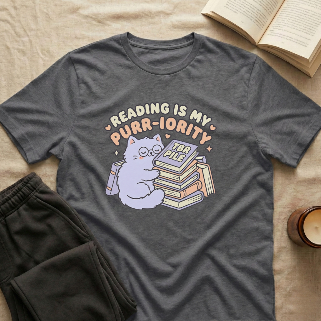 Reading Is My Purr-Iority T-Shirt