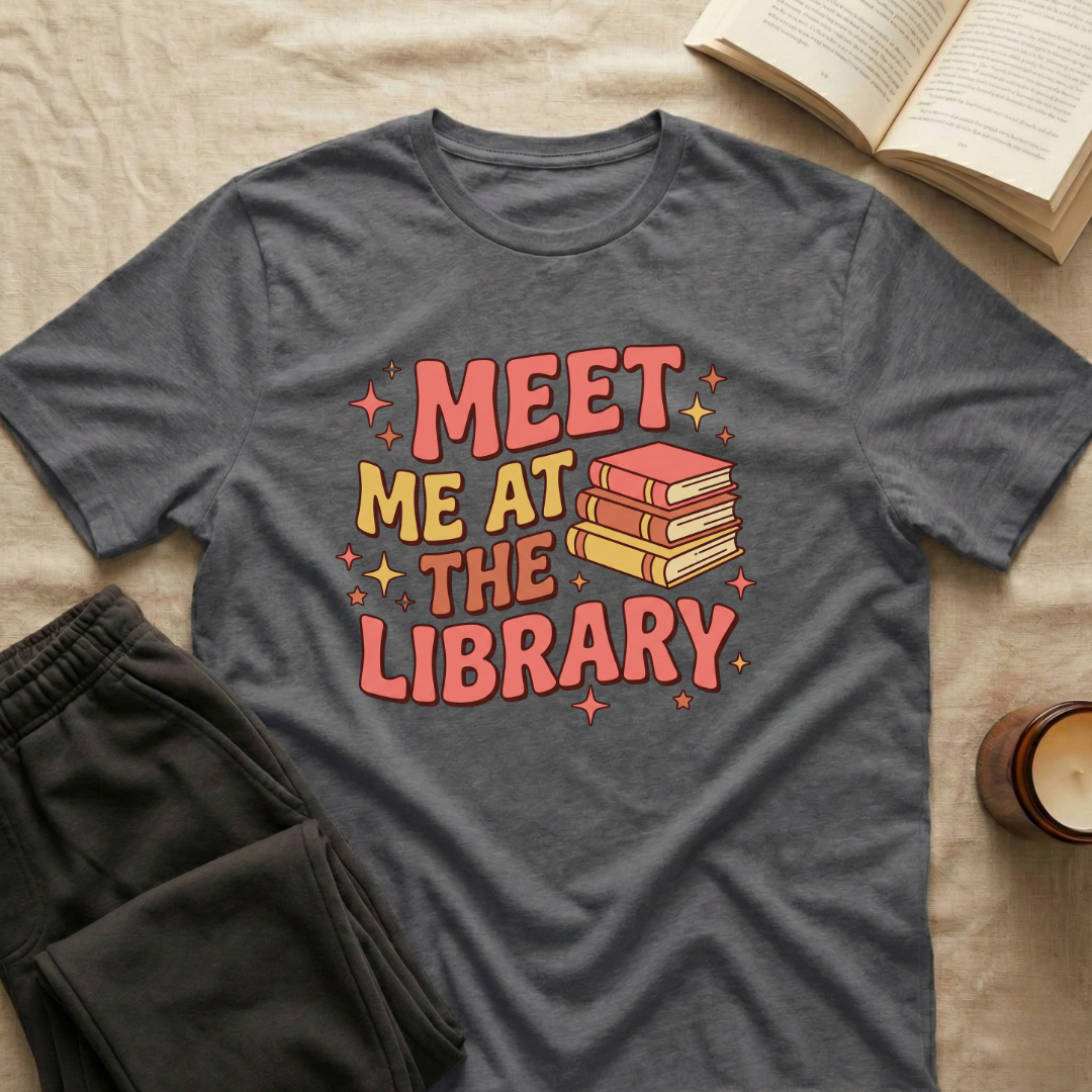 Meet Me At The Library T-Shirt